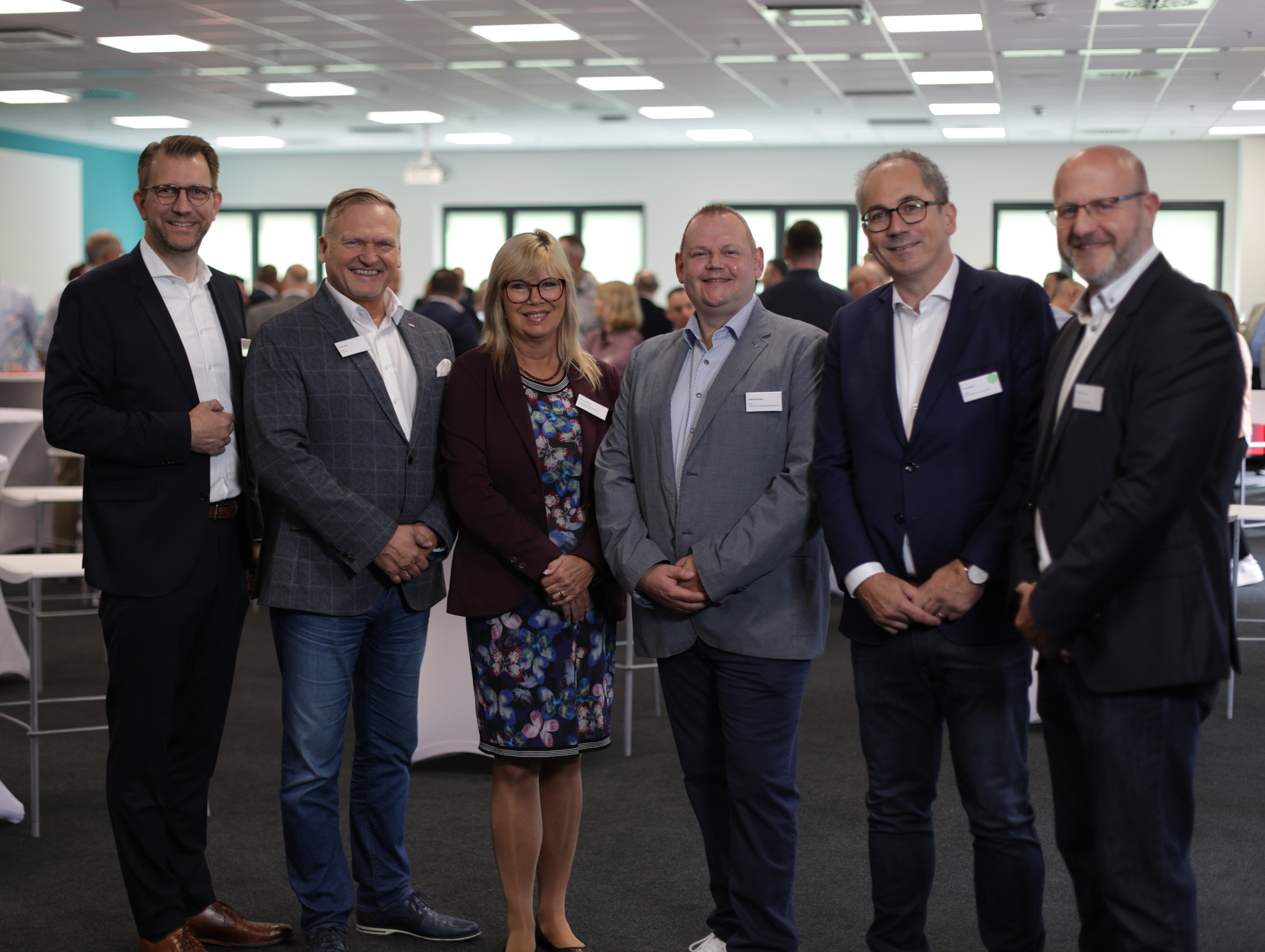 Gruppenbild Christian Schmale, Peter Maly, Simone Borris, Andy Bertmann, Lars Siebel und Michael Laufer