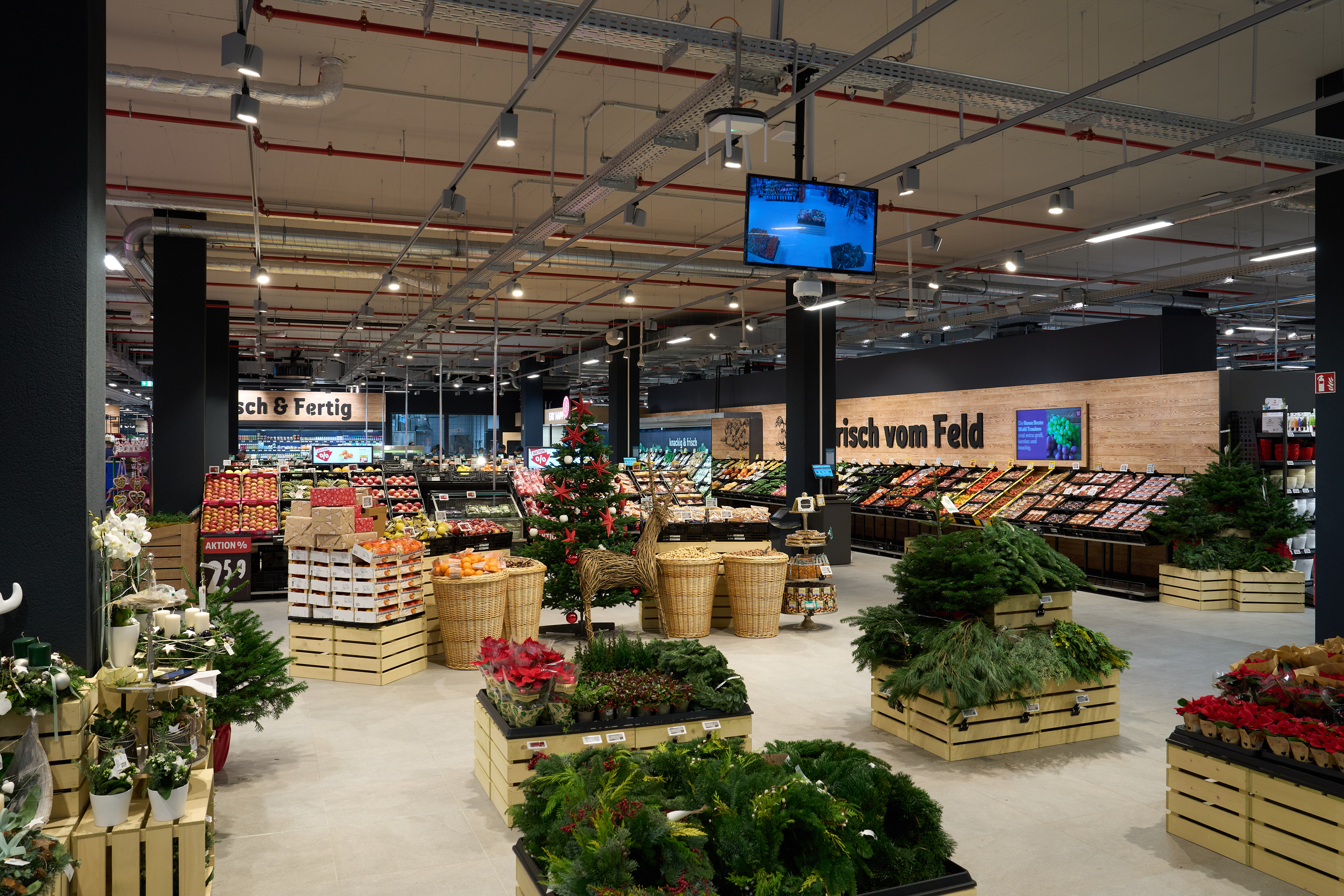 Innenansicht von der Blumenabteilung