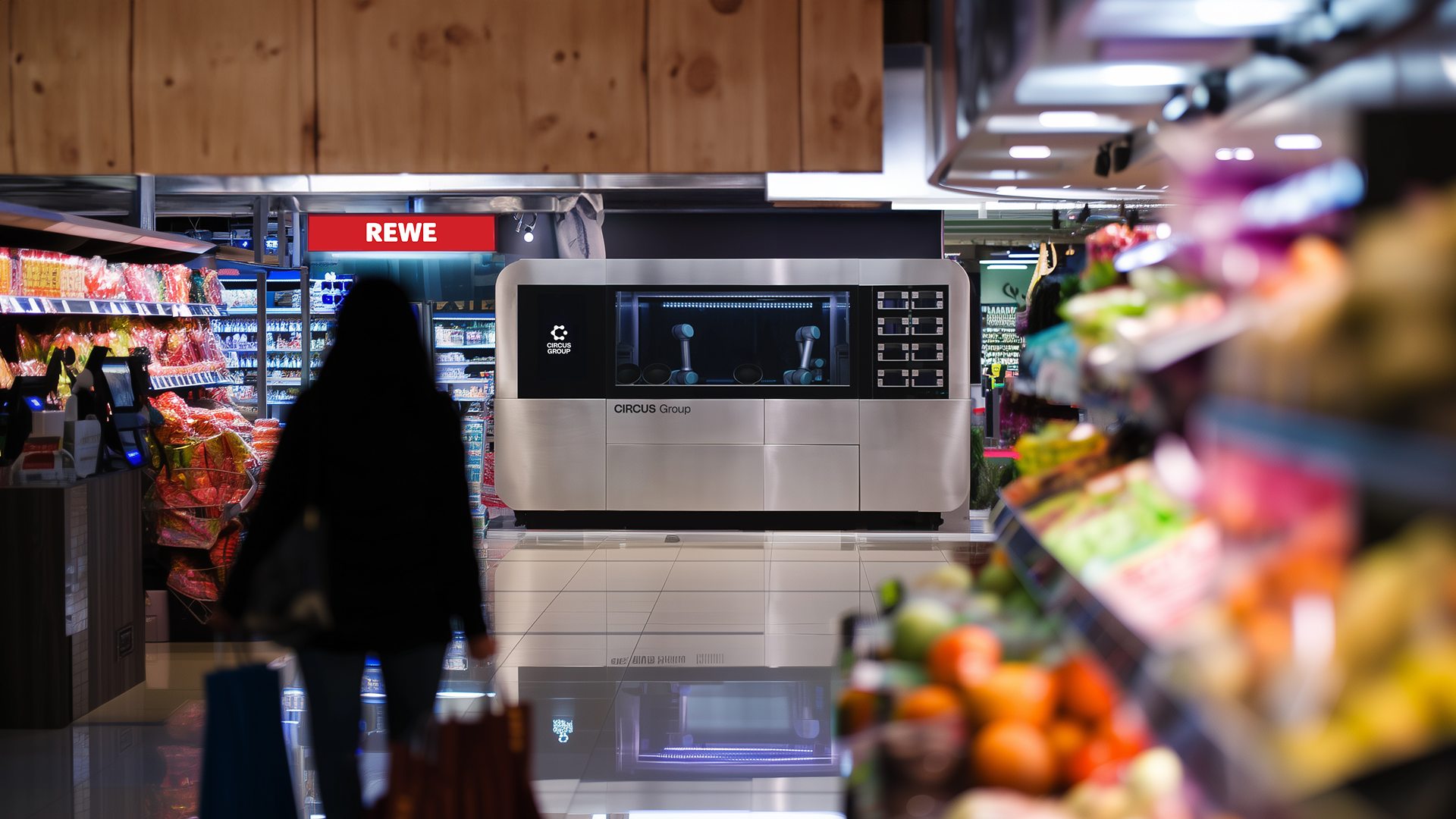 CA_1 Foodroboter im REWE Supermarkt