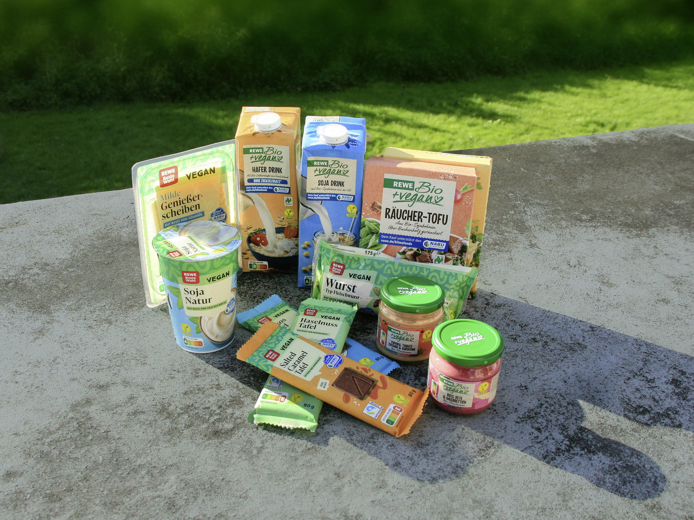 Vegane Auswahl der REWE Eigenmarken